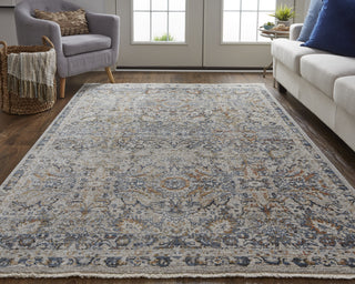 Feizy Kaia 39GNF Blue/Multi Area Rug Lifestyle Image Feature