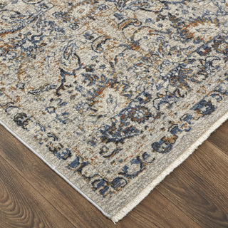 Feizy Kaia 39GNF Blue/Multi Area Rug Lifestyle Image