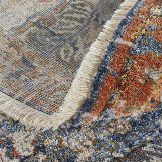 Feizy Kaia 39HRF Navy/Blue Area Rug Detail Image