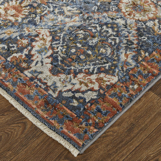 Feizy Kaia 39HRF Navy/Blue Area Rug Lifestyle Image