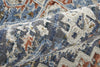 Feizy Kaia 39HTF Blue/Red Area Rug Corner Image