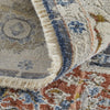 Feizy Kaia 39HTF Blue/Red Area Rug Detail Image