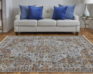 Feizy Kaia 39HVF Beige/Multi Area Rug Lifestyle Image