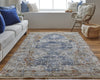 Feizy Kaia 39HWF Blue/Red Area Rug Lifestyle Image