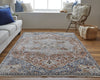 Feizy Kaia 39HXF Red/Blue Area Rug Lifestyle Image