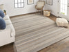 Feizy Keaton 8018F Brown/Gray Area Rug Lifestyle Image