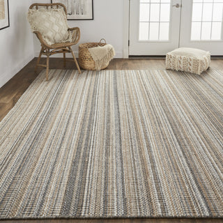 Feizy Keaton 8018F Brown/Gray Area Rug Lifestyle Image