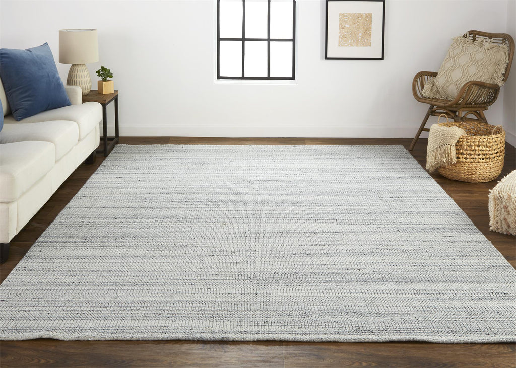 Feizy Keaton 8018F Silver Area Rug Lifestyle Image Feature