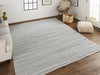 Feizy Keaton 8018F Silver Area Rug Lifestyle Image