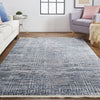 Feizy Kyra 3853F Gray/Ivory Area Rug Lifestyle Image Feature