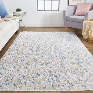 Feizy Kyra 3855F Ivory/Blue Area Rug Lifestyle Image