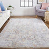 Feizy Kyra 3856F Gray/Gold Area Rug Lifestyle Image
