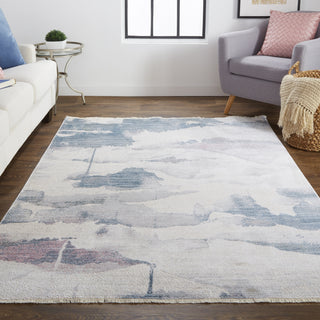 Feizy Kyra 3857F Blue/Ivory Area Rug Lifestyle Image