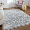 Feizy Kyra 3858F Blue/Gold Area Rug Lifestyle Image