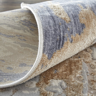 Feizy Laina 39G5F Beige/Blue Area Rug Detail Image