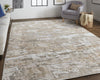 Feizy Laina 39G5F Beige/Gray Area Rug Lifestyle Image