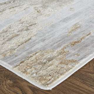 Feizy Laina 39G5F Beige/Gray Area Rug Lifestyle Image