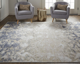 Feizy Laina 39G7F Blue/Beige Area Rug Lifestyle Image