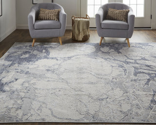 Feizy Laina 39G8F Blue Area Rug Lifestyle Image