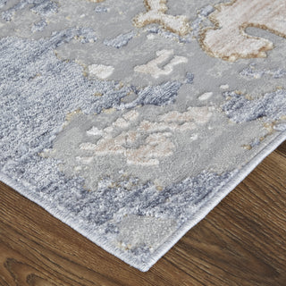 Feizy Laina 39G8F Blue/Multi Area Rug Corner Image