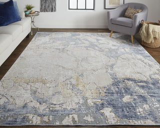 Feizy Laina 39G8F Blue/Multi Area Rug Lifestyle Image Feature