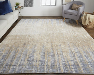 Feizy Laina 39G9F Blue/Beige Area Rug Lifestyle Image