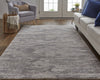 Feizy Lennon 39FYF Gray Area Rug Lifestyle Image Feature
