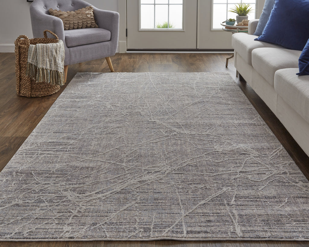 Feizy Lennon 39FZF Beige/Ivory Area Rug Lifestyle Image Feature