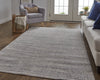 Feizy Lennon 39G4F Gray/Beige Area Rug Lifestyle Image