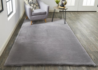 Feizy Luxe Velour 4506F Gray Area Rug Lifestyle Image