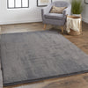 Feizy Luxe Velour 4506F Slate Area Rug Lifestyle Image