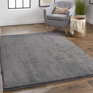 Feizy Luxe Velour 4506F Slate Area Rug Lifestyle Image