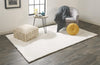 Feizy Luxe Velour 4506F White Area Rug Lifestyle Image