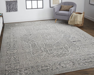 Feizy Macklaine 39FRF Beige/Gray Area Rug Lifestyle Image