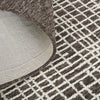 Feizy Maddox 8630F Brown Area Rug Detail Image