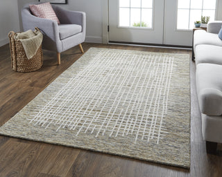 Feizy Maddox 8630F Charcoal/Brown Area Rug Lifestyle Image Feature