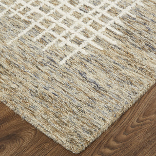 Feizy Maddox 8630F Charcoal/Brown Area Rug Lifestyle Image