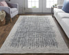 Feizy Maddox 8630F Gray/Charcoal Area Rug Lifestyle Image Feature