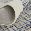 Feizy Maddox 8630F Ivory/Navy Area Rug Detail Image