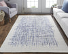 Feizy Maddox 8630F Ivory/Navy Area Rug Lifestyle Image Feature