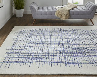 Feizy Maddox 8630F Ivory/Navy Area Rug Lifestyle Image