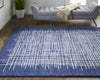 Feizy Maddox 8630F Blue/Ivory Area Rug Lifestyle Image
