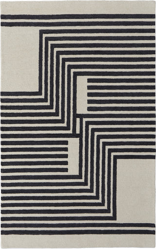 Feizy Maguire 8900F Ivory/Black Area Rug main image