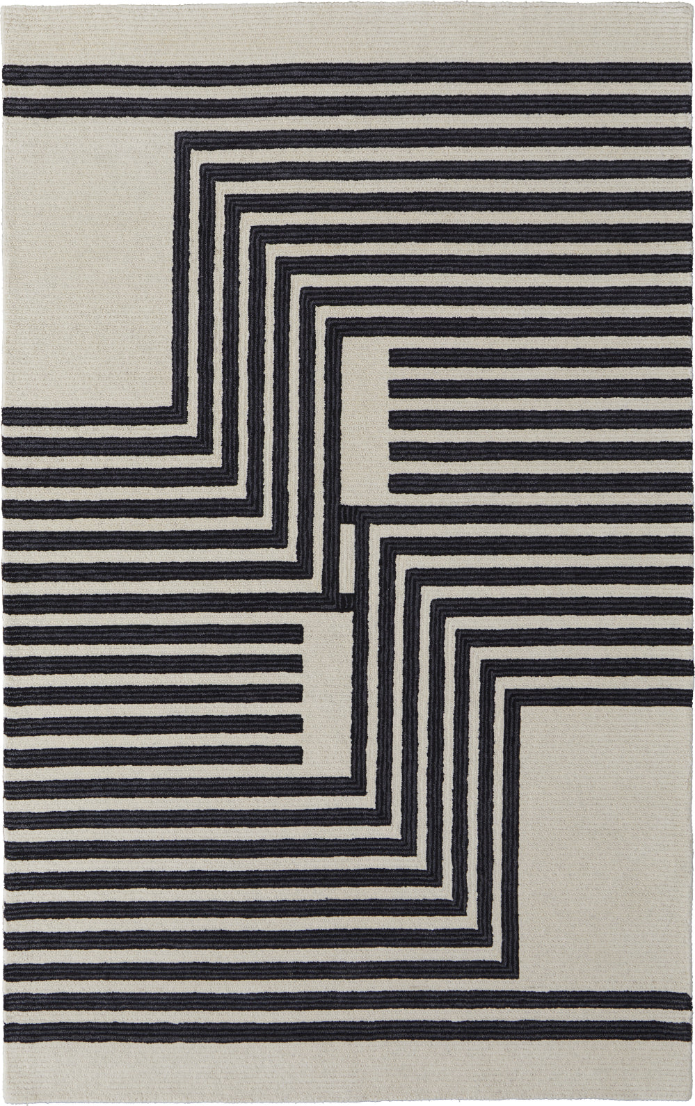 Feizy Maguire 8900F Ivory/Black Area Rug main image