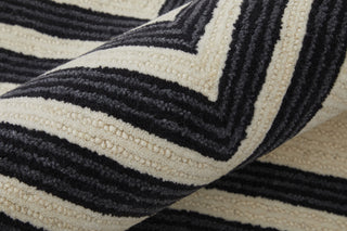 Feizy Maguire 8900F Ivory/Black Area Rug Corner Image