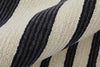 Feizy Maguire 8901F Ivory/Black Area Rug Corner Image