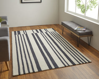 Feizy Maguire 8901F Ivory/Black Area Rug Lifestyle Image Feature