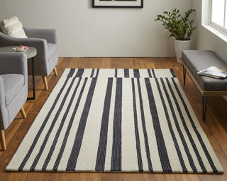 Feizy Maguire 8901F Ivory/Black Area Rug Lifestyle Image