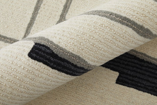 Feizy Maguire 8902F Ivory/Black Area Rug Corner Image