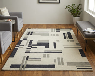 Feizy Maguire 8903F Ivory/Black Area Rug Lifestyle Image